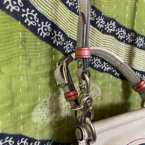 Coach Limited Edition Blue/ Pink/ Gray Mini Willis Legacy 21741 Crossbody Bag - Picture 9 of 16